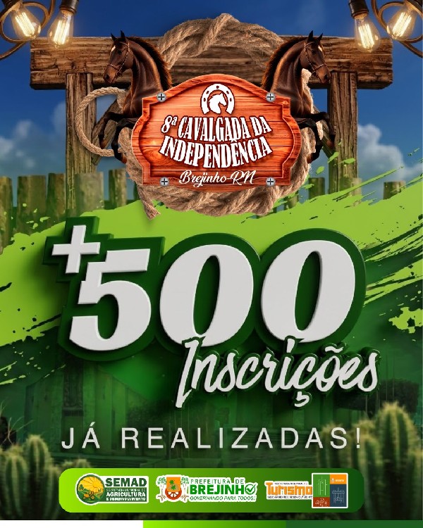 A 8ª CAVALGADA DA INDEPENDÊNCIA JÁ É SUCESSO!